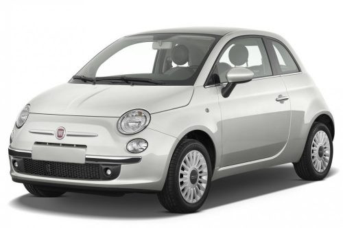 FIAT 500 (312/FF) COVORAȘE CAUCIUC CU BORDURĂ ÎNALTĂ (2007-2015)